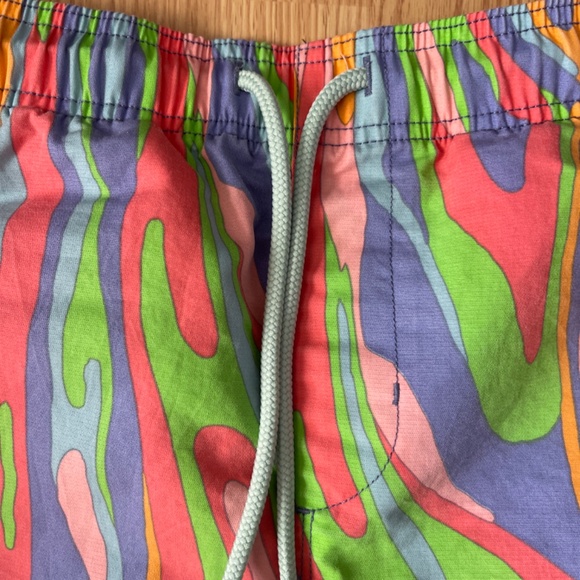 Men’s Rowdy Gentlemen Colorful Mesh Lined Swim Trunks Size Medium - Picture 4 of 6
